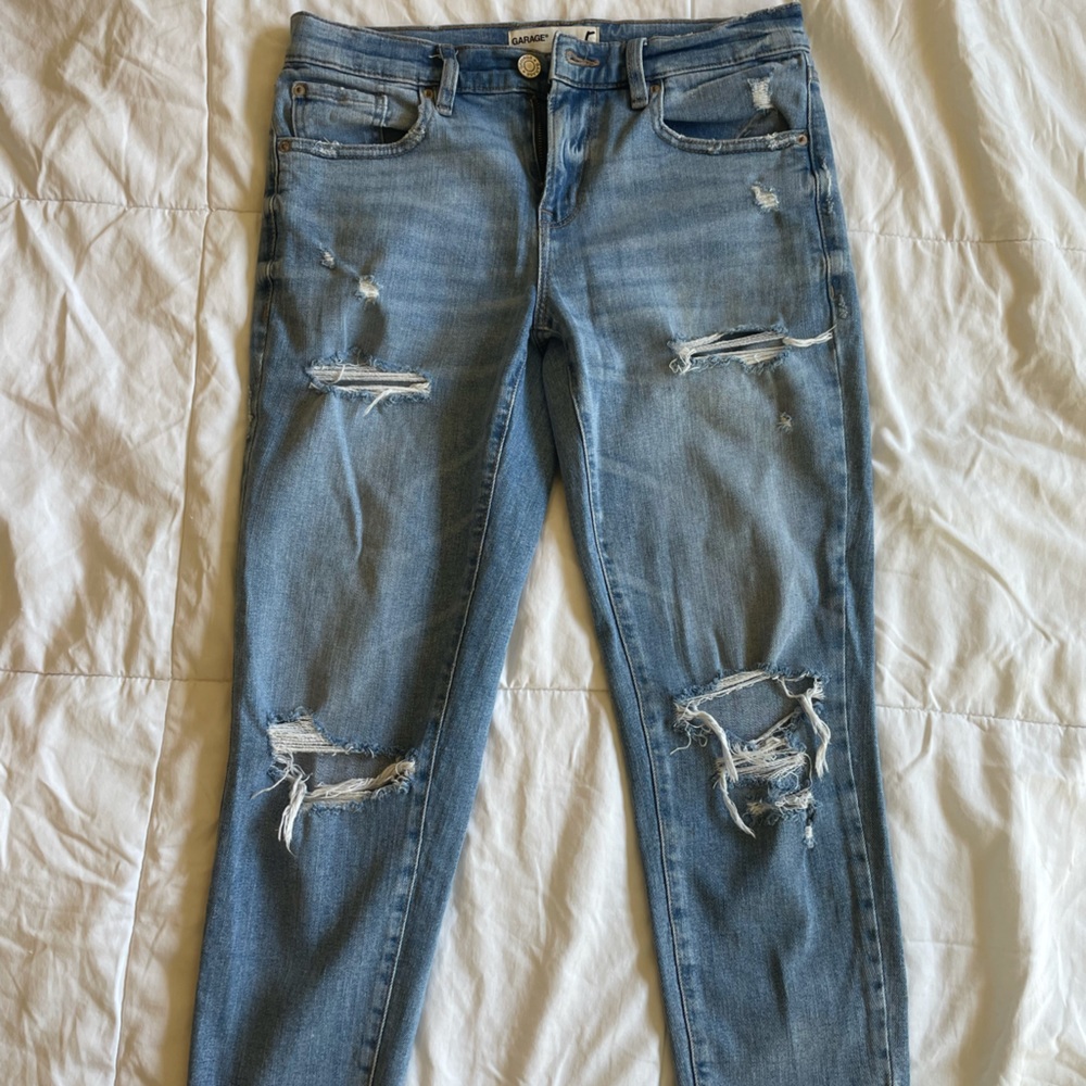 Garage boyfriend capris
